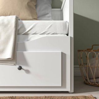 Cama Diván Doble Extensible IKEA HEMNES Blanca