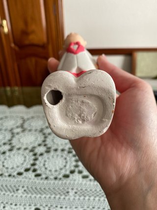 Figura vintage cerámica hombre.