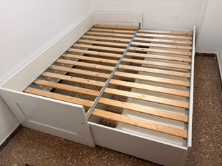 Cama extensible Brimnes blanca
