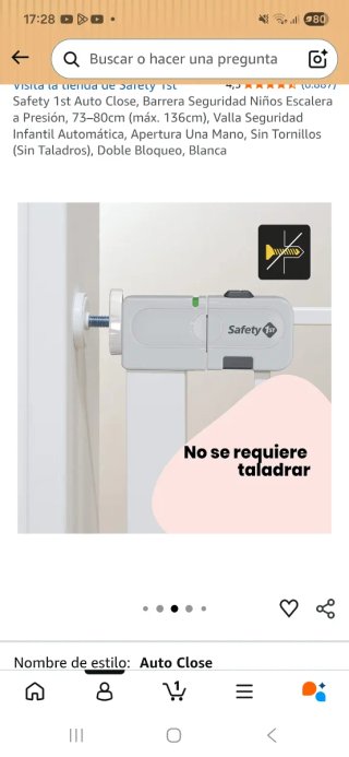 2 Barreras de seguridad Safety 1st y su extensione
