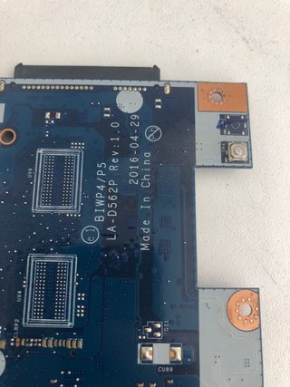 Placa base portátil con procesador