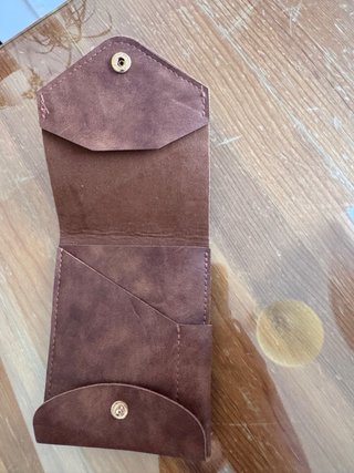 Portafogli in pelle marrone da uomo