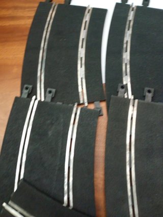 Scalextric 8 curvas R4 superexterior NO ORIGINAL