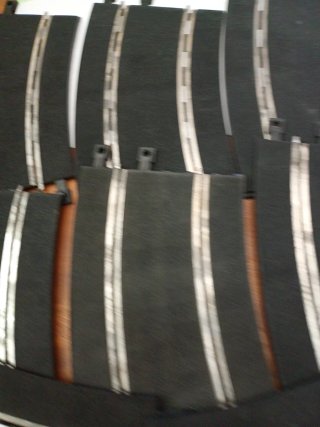 Scalextric 8 curvas R4 superexterior NO ORIGINAL