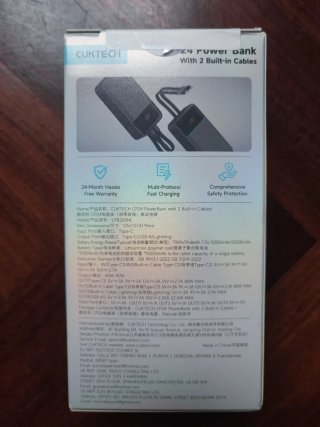 CUKTECH CP24 Power Bank 10000mAh 40W