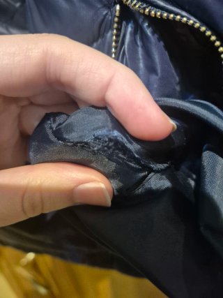 Abrigo azul entretiempo