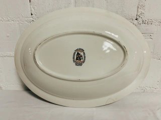 Fuente oval San Claudio Talavera vintage