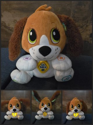 Lote de juguetes: peluche, cochecitos, patines
