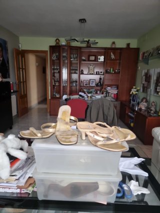 Sandalias de vestir doradas