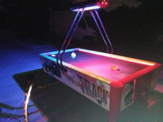 Mesa de Air Hockey con Luces LED
