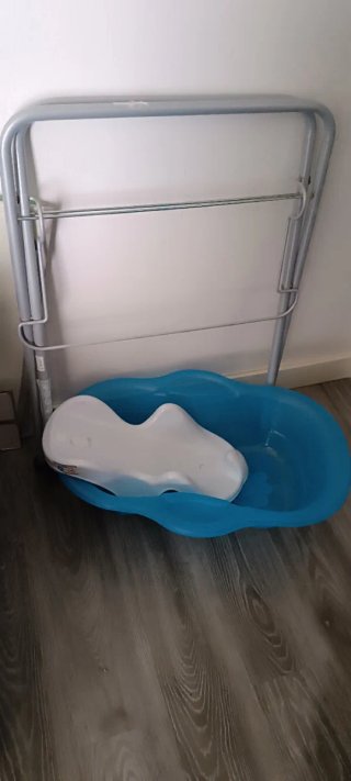 Bañera bebé con soporte y base