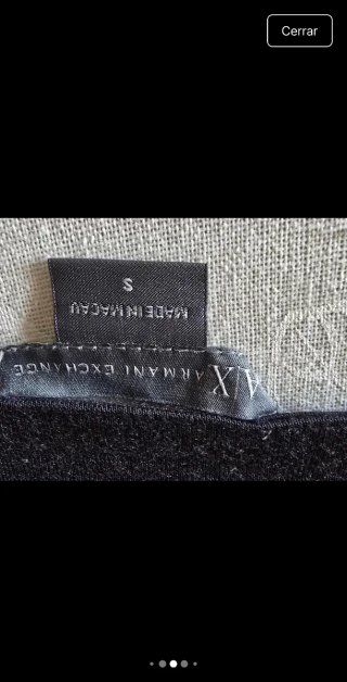 Top Armani Negro