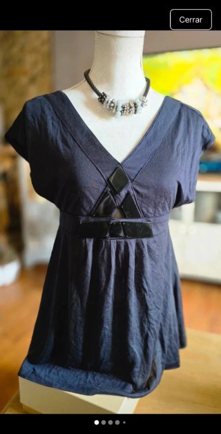 Top Armani Negro