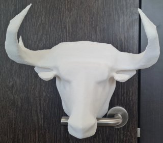 Cabeza de Toro Impresa 3D