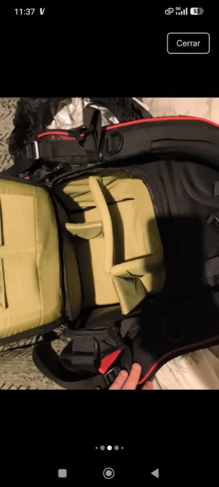 Mochila para cámara de trekking