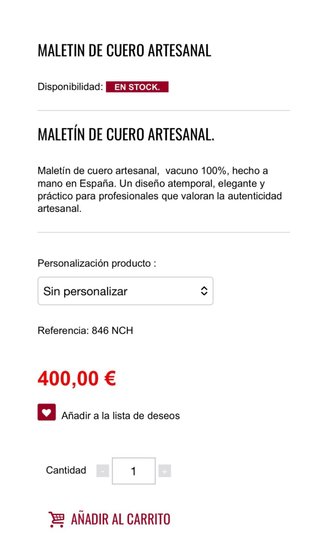 Maletín de piel artesanal RUANO