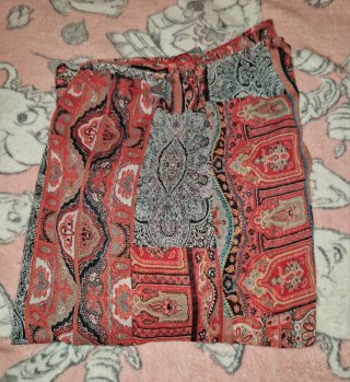 Blusa Estampada Multicolor con Cinturón