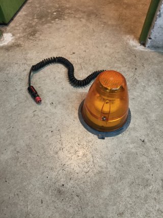 Sirena de emergencia ámbar con cable
