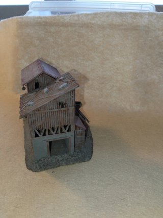 Maqueta Fábrica de Grava Tren