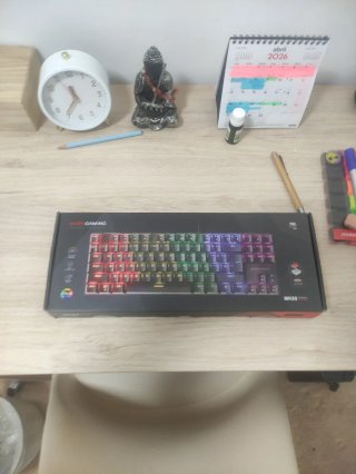 Teclado Mecánico Gaming Mars Gaming MK80 TKL RGB