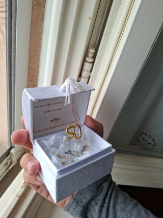 Campanelle 50° Anniversario Vetro Oro