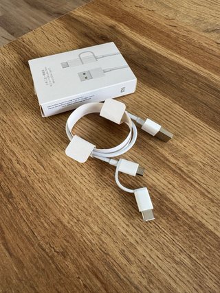 Cable USB Xiaomi 2 en 1 (30cm)