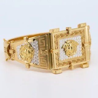 BRAZALETE  NIÑO de Oro Estilo Versace