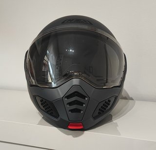 Casco moto modular NZI Talla L Gris