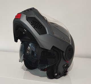 Casco moto modular NZI Talla L Gris