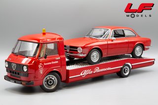 Mitica Alfa Romeo A12 1977 Carro Attrezzi Red 1:18