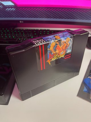 Neo Geo AES Art of Fighting y World Heroes 2 Jet