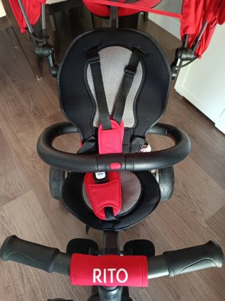 Triciclo QPlay Rito Rojo 3 en 1