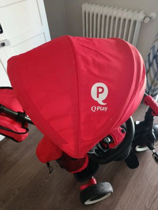 Triciclo QPlay Rito Rojo 3 en 1