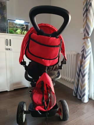 Triciclo QPlay Rito Rojo 3 en 1