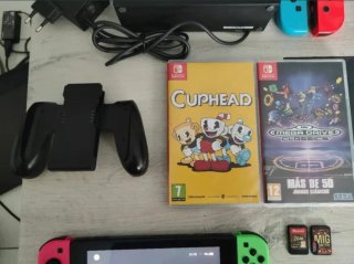 Nintendo Switch completa+Juegos+Cartucho Magico