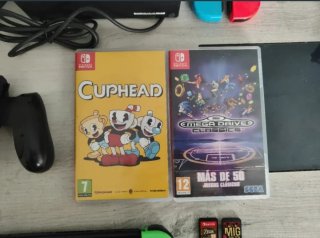 Nintendo Switch completa+Juegos+Cartucho Magico