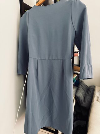 Vestido cóctel azul talla S