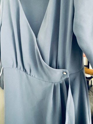 Vestido cóctel azul talla S