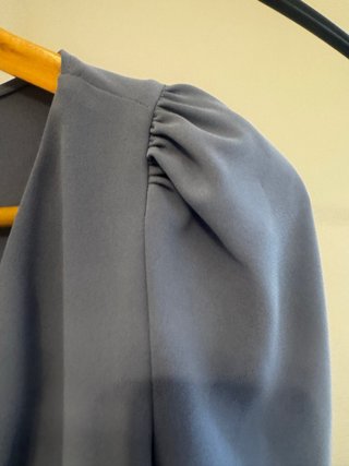 Vestido cóctel azul talla S