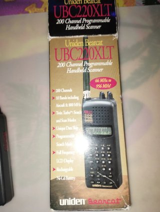Scanner radio Uniden Bearcat 200 10 bande