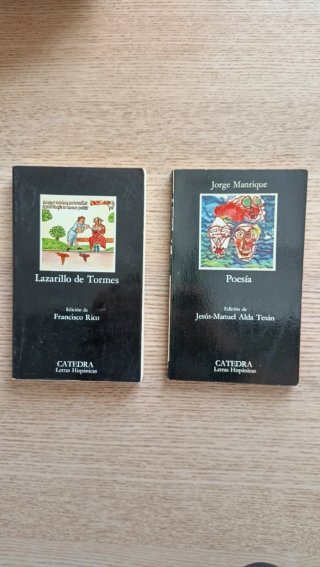 Lote de Libros Cátedra Letras Hispánicas