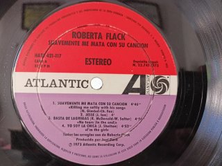 LP Roberta Flack Suavemente me Matas