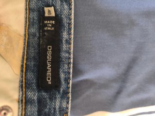 Jeans hombre azul desgastados