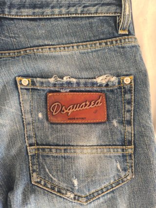 Jeans hombre azul desgastados