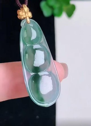 Collar artesanal jade natural