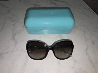 Occhiali da sole Tiffany & Co. neri e teal