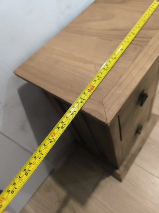Mueble de madera recibidor complemento a sofá etc