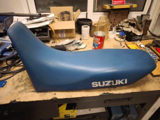 Asiento Suzuki Azul Ciclomotor