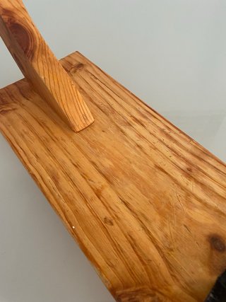 Jamonero de madera y metal