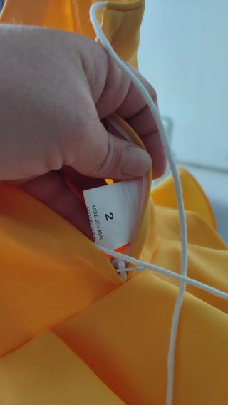 Traje Flamenca Niña Amarillo 2-3 Años